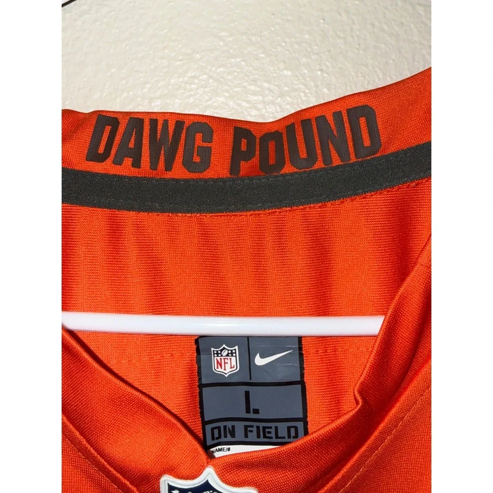 Nike Cleveland Browns Baker Mayfield 6 Orange NFL Jersey Mens Large Dawg Pound